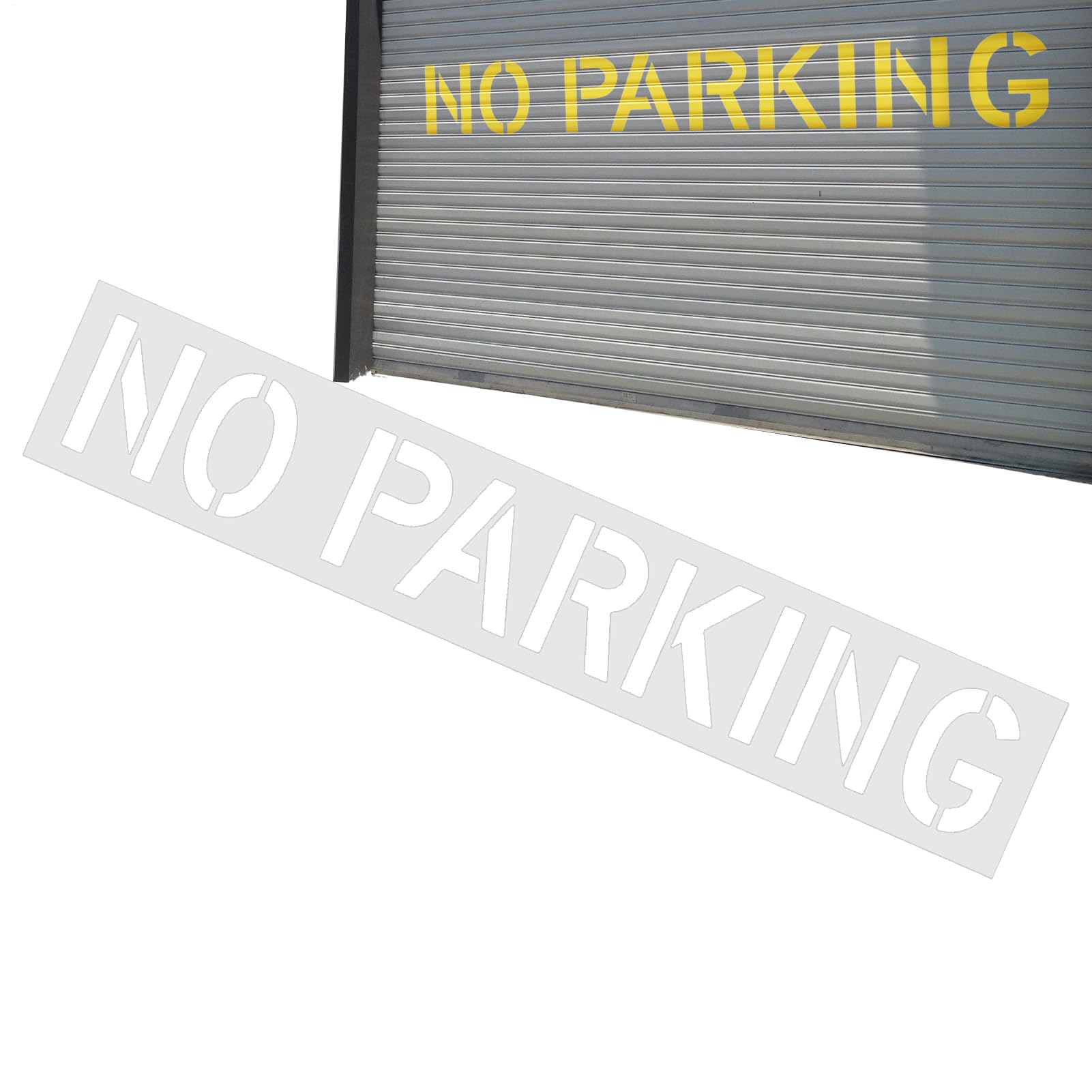 Silicone Parkverbot Schablonen 41 x 264 cm Wiederverwendbare Faltbare
