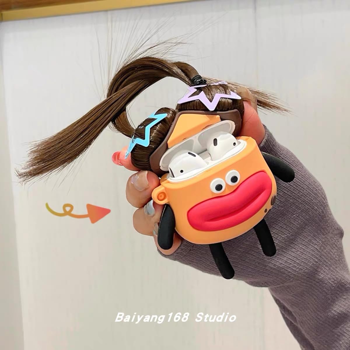 【Cutie Girls is here 】AirPods PRO Amazon.com: MINSCOSE Compatible with AirPods Pro 2 Clear Case,Cute
