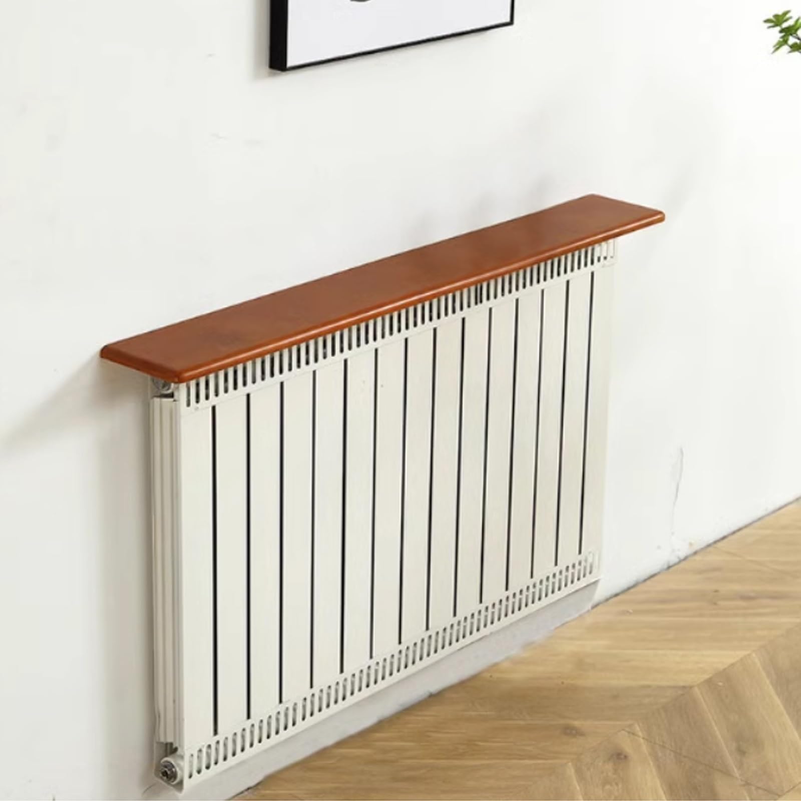 Mensola per termosifone per veranda, solo 100 x 180 cm, mensola con viti/staffe da posizionare sulla parte superiore del radiatore (C100 cm x 16 cm)