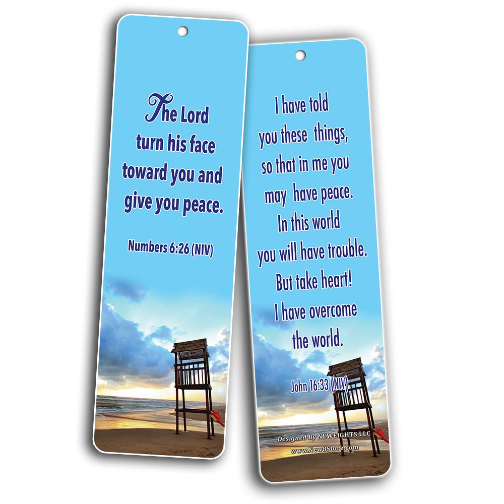 Amazon.com: Peace Bible Verses Bookmarks (12-Pack) : Office Products