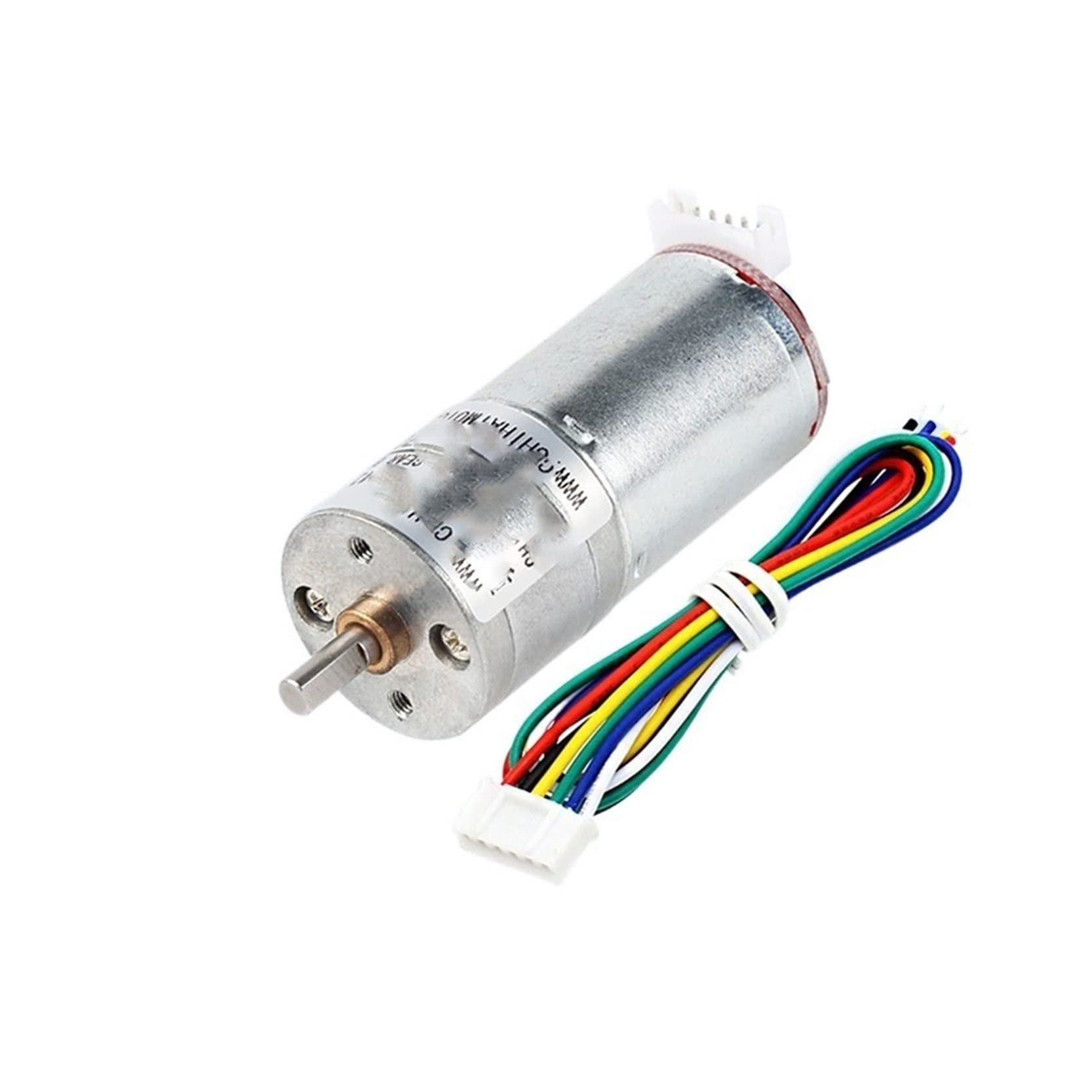 GRASAKY Variable Reduction Dc Geared High Torque Motor GM25-370 High Torque 12v Small Motor Dc Motors with Encoder Geared Electric (Size : 140rpm, Color : 12V)