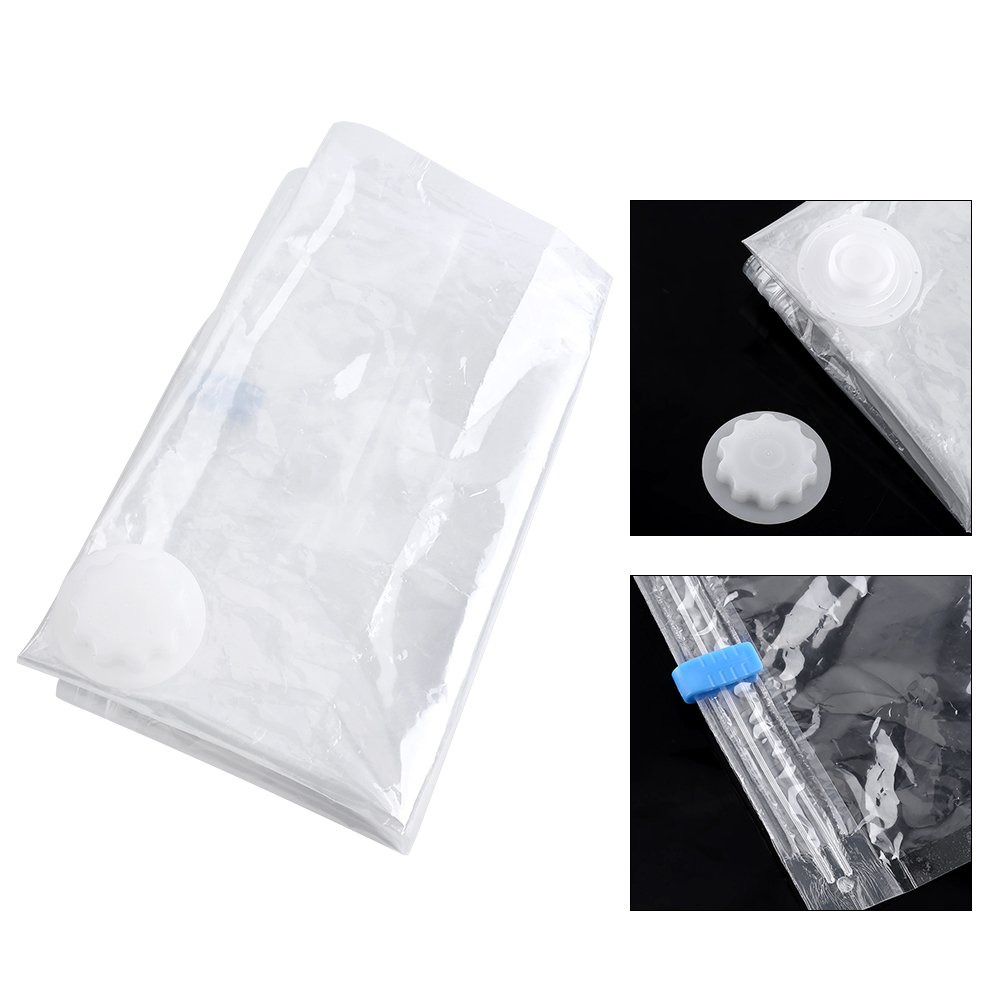 5 Pack Space Saver Bags Vacuum Storage Bags, Small Compression Zipper - Image 4