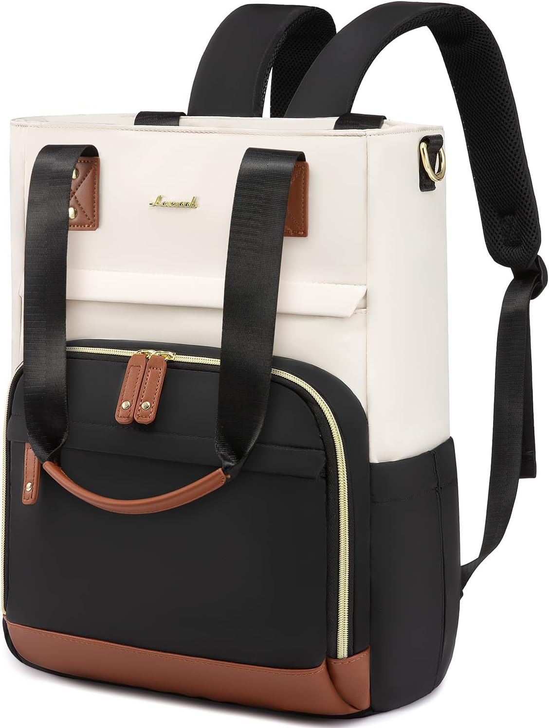LOVEVOOK Laptop Backpack for Women, 15.6 Inch Work Backpack with Laptop Compartment, Waterproof Computer Backpack for College, Travel, Commuter
