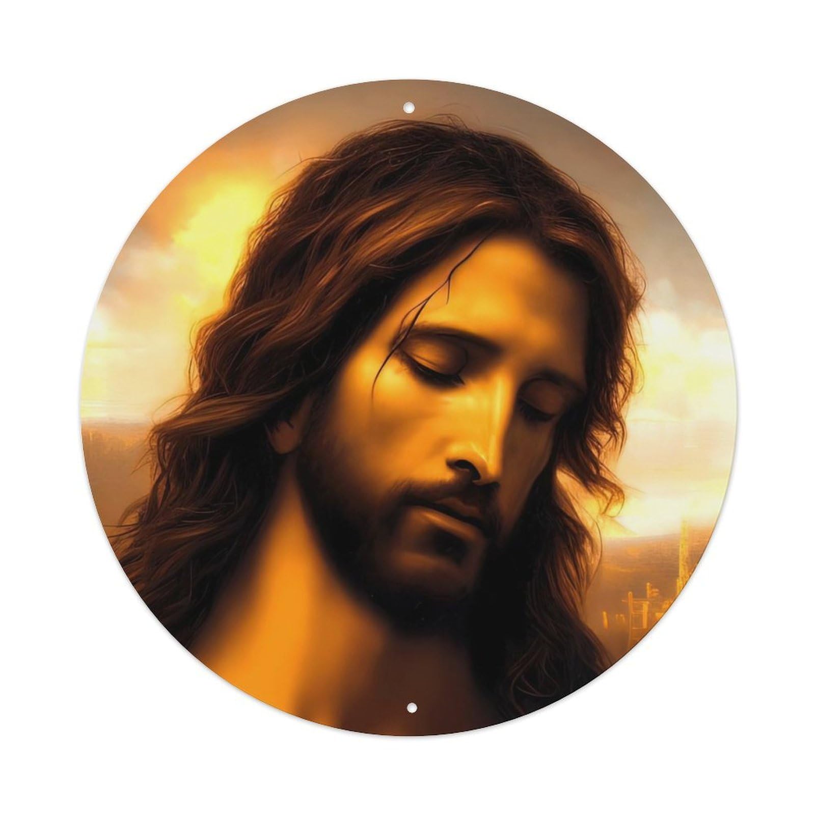 Christian Jesus Religious Metal Tin Sign