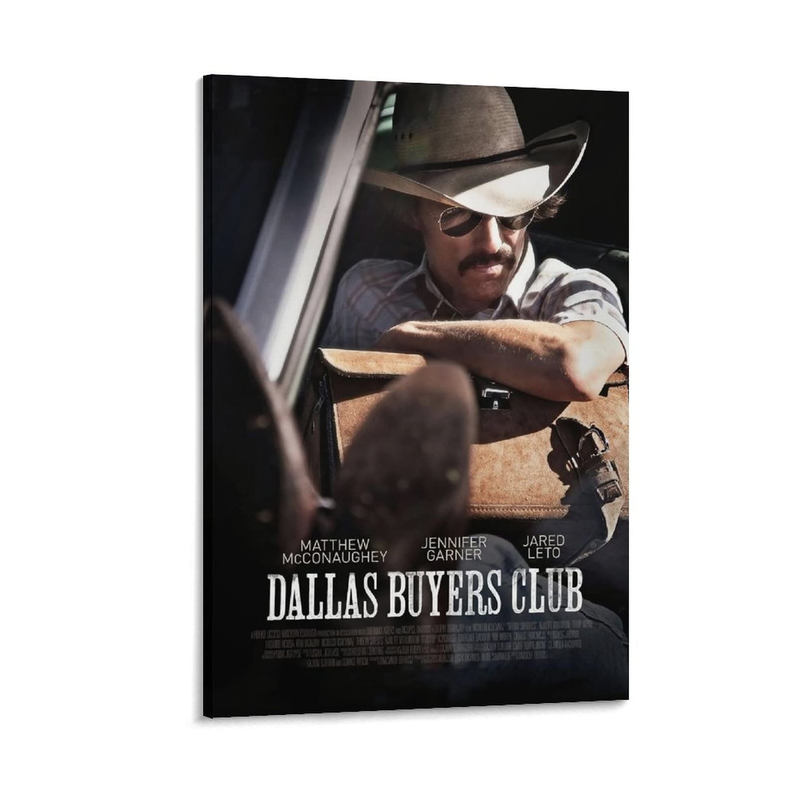 Poster di film commedia drammatica di Dallas Buyers Club, dipinto decorativo su tela, per soggiorno, camera da letto, 40 x 60 cm