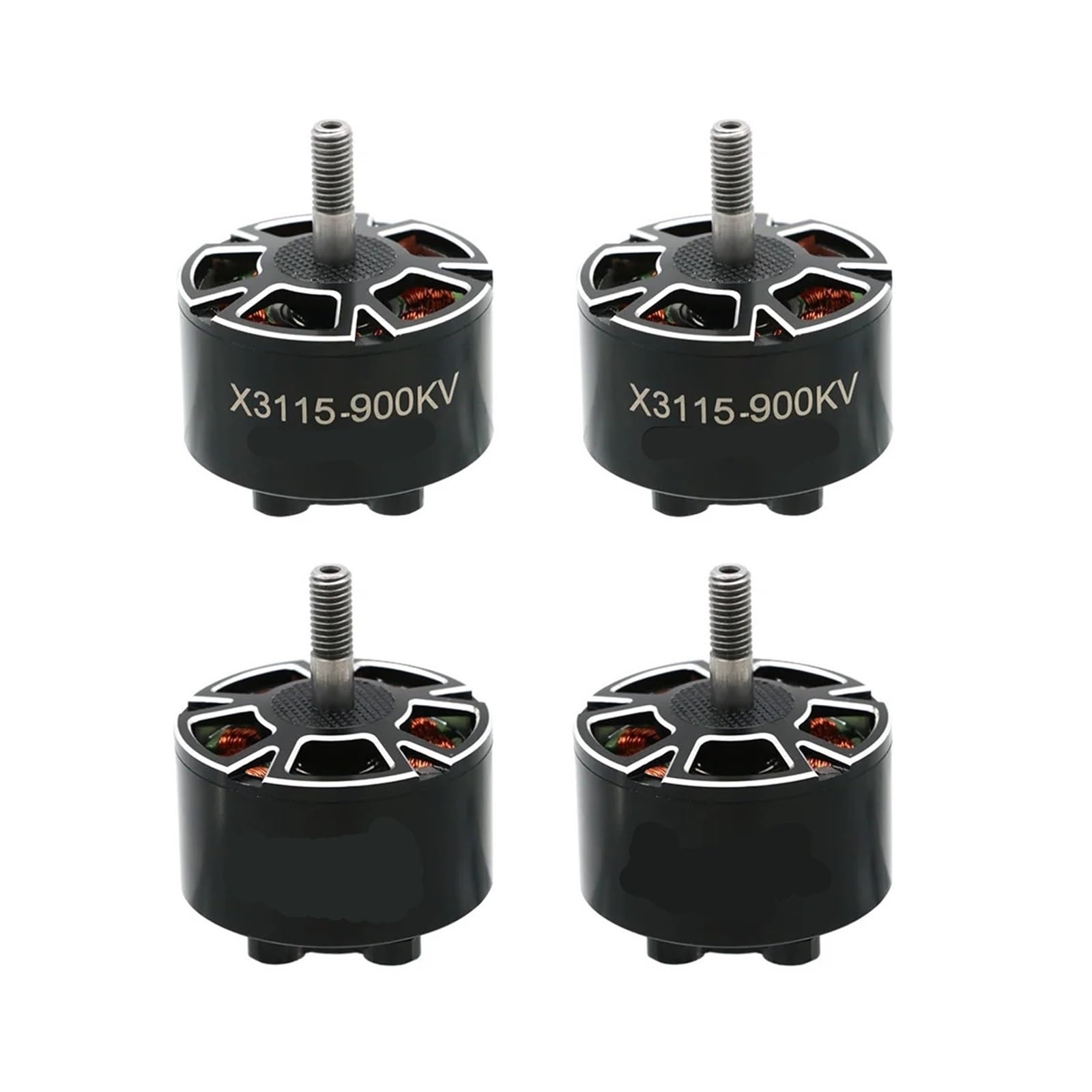 Compatibile con UAngel X3115 4 pezzi 6S 900-1200KV | Motori Brushless X3115 3115 Da 4 Pezzi, 900-1200KV, 6S, For Eliche Da 9-10 Pollici, Stile Libero(4PCS X3115 1050KV)