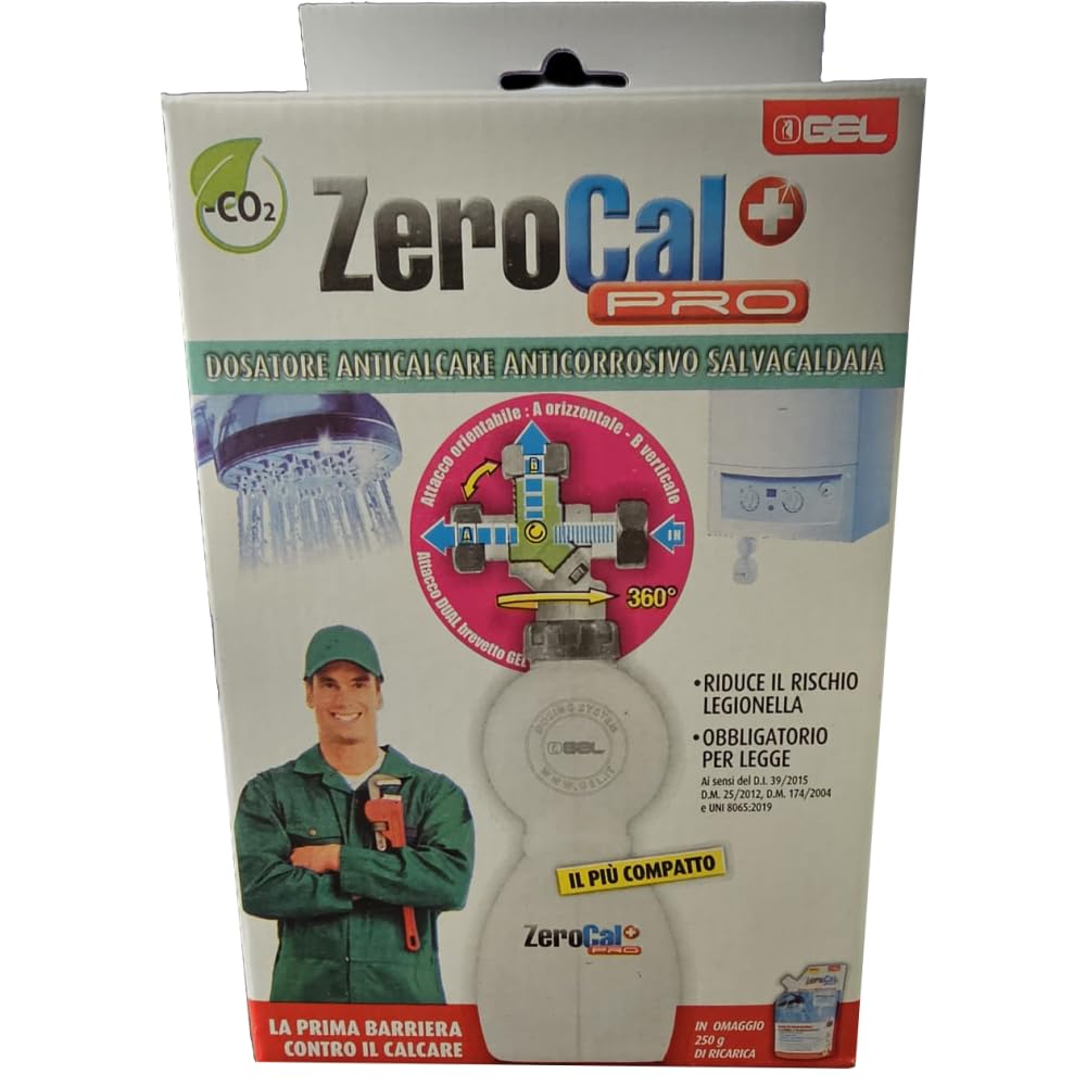 Dosatore Anticalcare liquido per Caldaia Gel Zerocal+ Pro dima dual da 1/​2 pollice