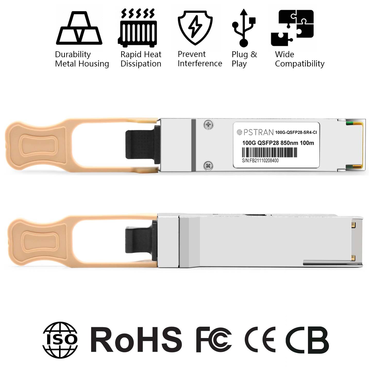 新品★100Gb QSFP28 SR4 100m MPO トランシーバー Amazon.co.jp: Fiber Mall 100G QSFP28 100GBASE-SR4 光