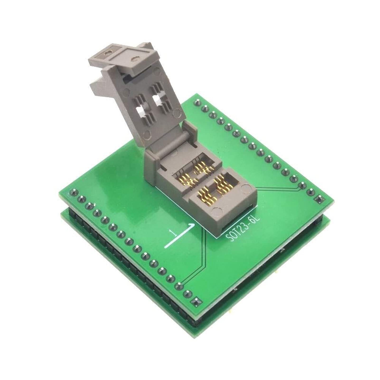Auoeer Sot23-6L Sot23 To Dip6 Ic Programmer Adapter Chip Test Socket