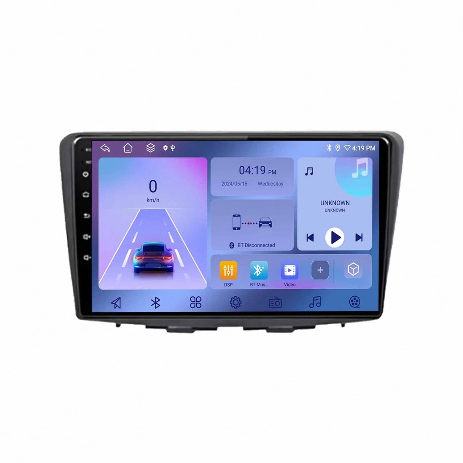 Car Stereo Carplay Radio de Coche para Suzuki Baleno 2015-2018 Soporta Bluetooth, Control Volante, USB, WiFi, 4G, Mirror-Link, GPS Navegador/Radio FM, 4 Nuclear 1G+32G