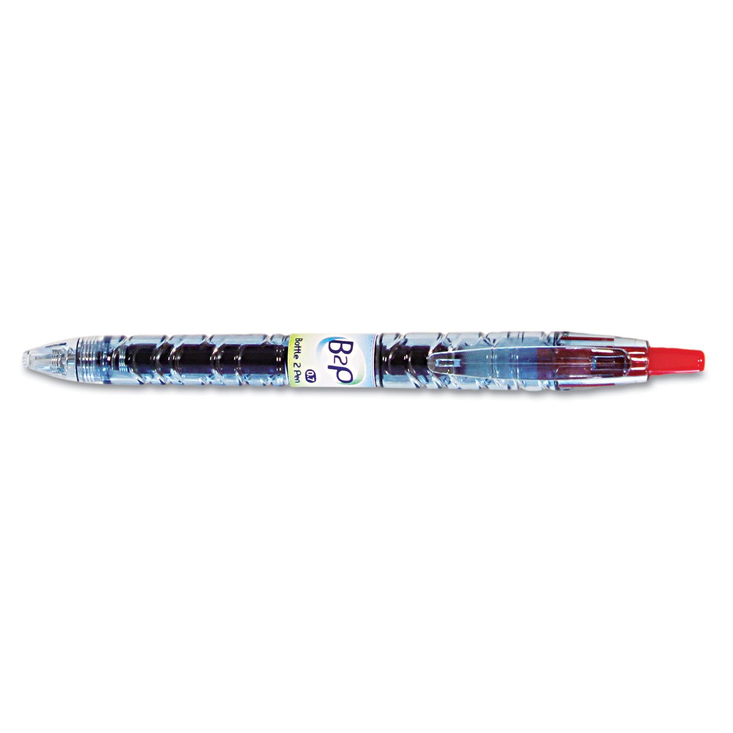 PILOT CORP. OF AMERICA B2P Bottle-2-Pen Recycled Retractable Gel Ink Pen, Red Ink, .7mm (31602) 12 Total