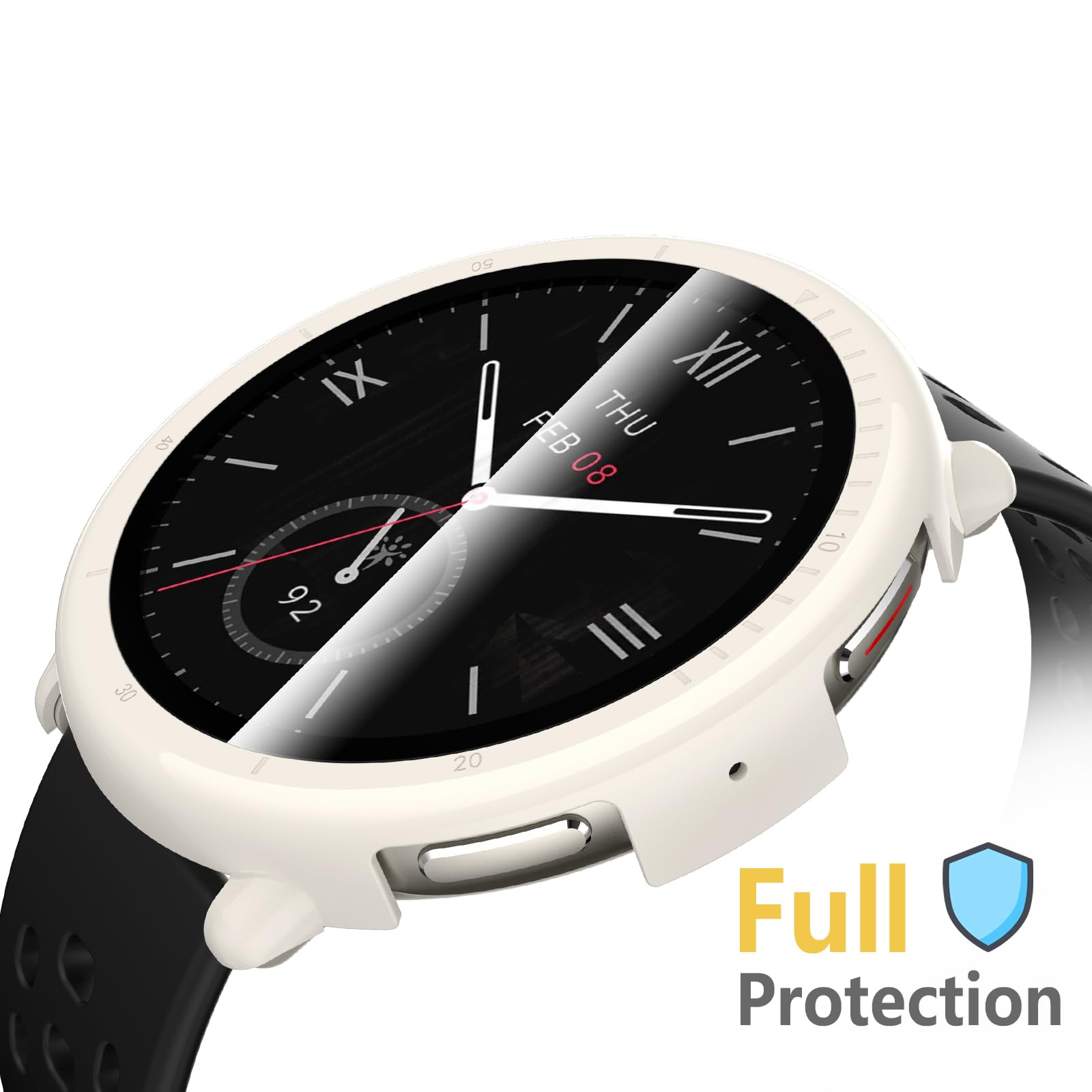 Amazon.co.jp: WD&CD Amazfit Active 2 対応 カバー+フィルム 2枚