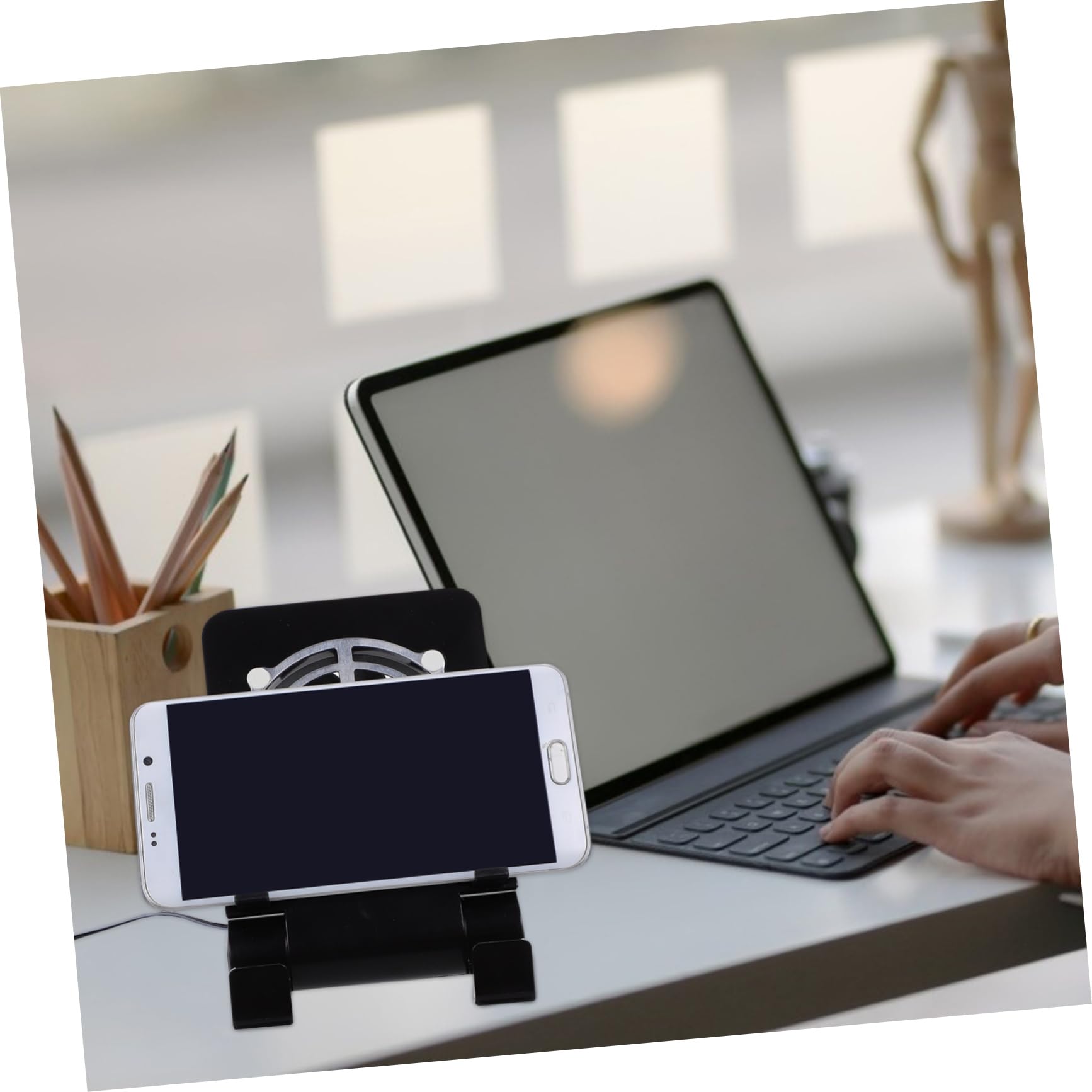 UKCOCO 3pezzi Supporto Ventilato Per Switch e Dispositivi Mobili Ventilatore Usb Portatile Per Giocatori Design Compatto e Silenzioso Compatibile Con Tablet e Smartphone Raffreddamento