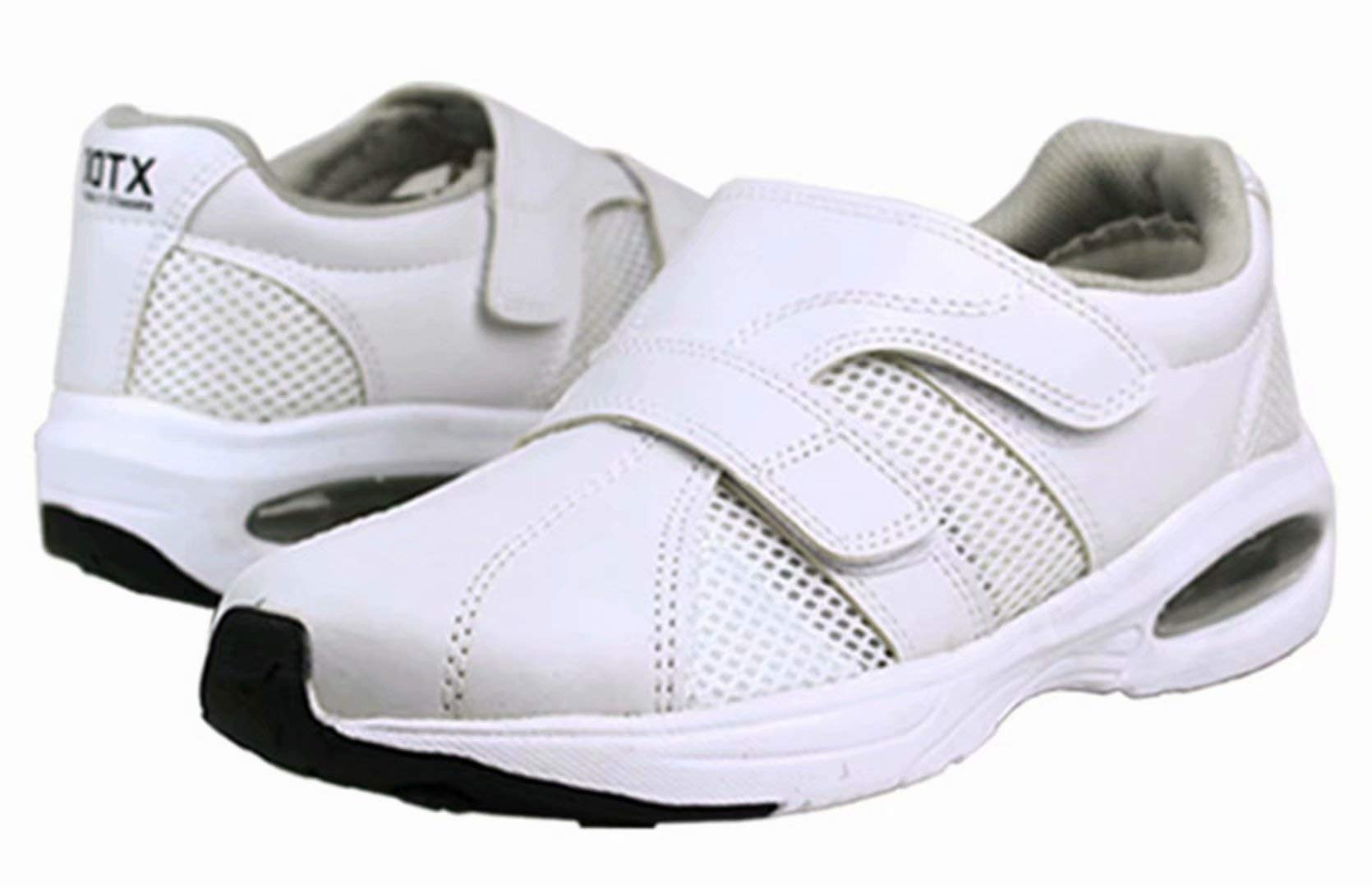 DDTX Women's Work Shoes Lightweight Breathable Men's Nurse Work Shoes White 5.5US