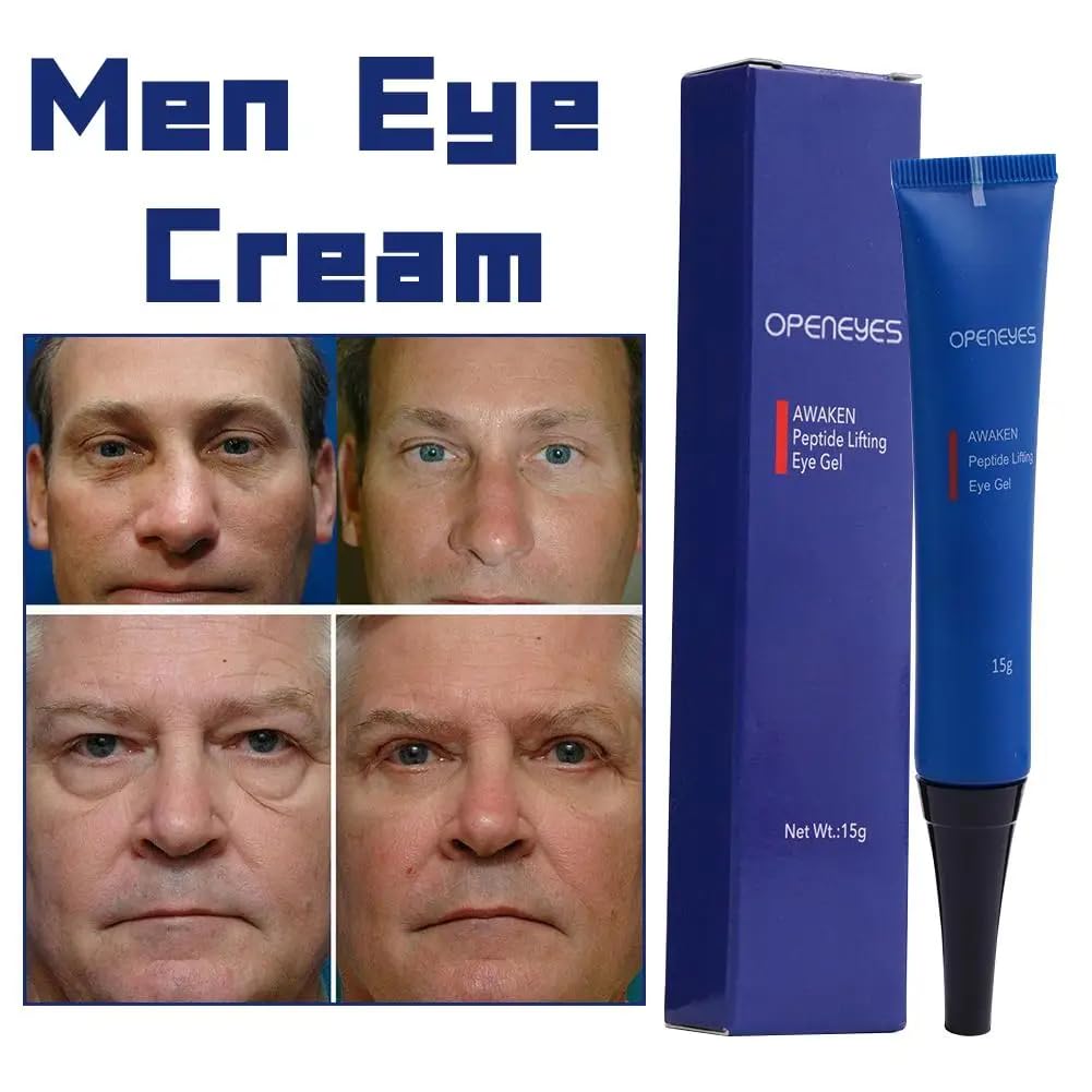 Openeyes Awaken Peptide Lifting Eye Gel Home Awaken Peptide Depuffing Eye Gel Open Awaken Peptide Depuffing Wrinkle Reduce Eye Gel Anti-Aging Tired Eye Care 2PCS - Image 4