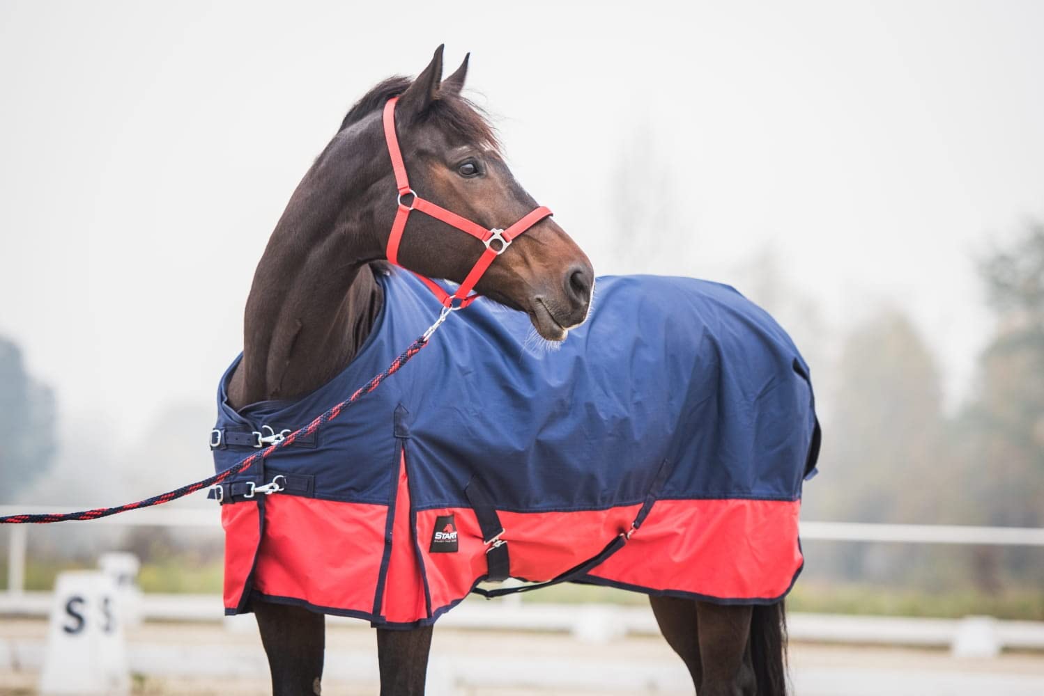 Veste D'équitation Mountain Horse Rouge - Taille M - Technique Cheval