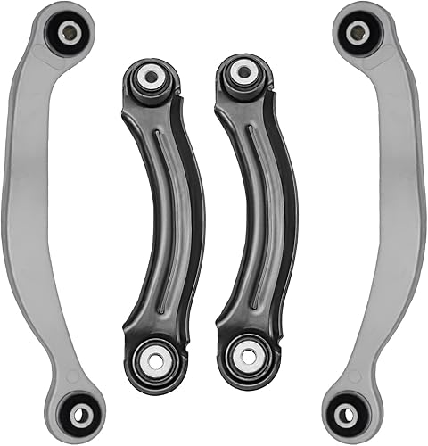 Miniatura 13 de Detroit Axle - Kit de 4 brazos de control delanteros para Chrysler 300 Dodge Challenger Charger Magnum, 2 brazos de control delantero inferiores con