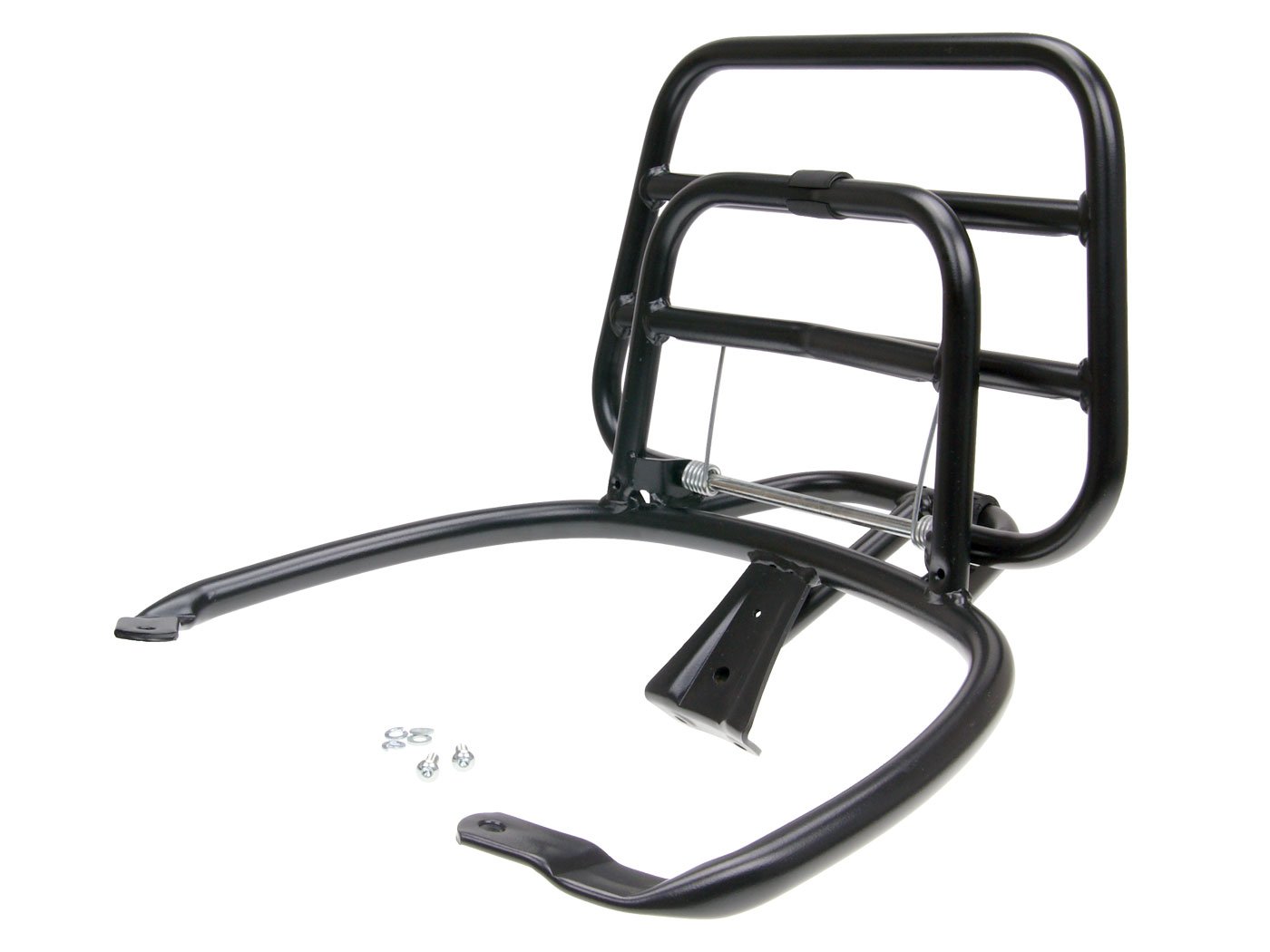 Top Case Träger/Gepäckträger klappbar schwarz für Vespa Primavera/Sprint