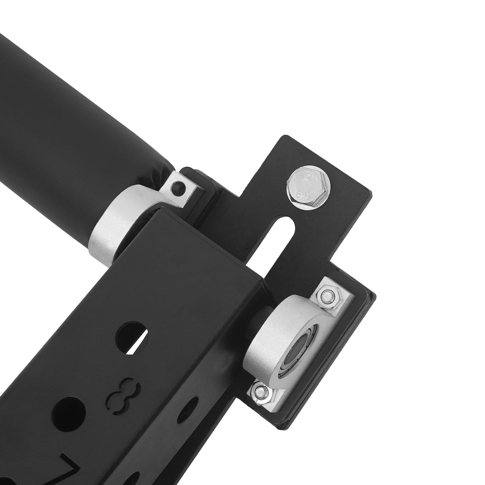 Beinstrecker Beinbeuger Aufsatz für Power Rack, 120 kg, 50-mm-Halter | Mit 8-facher Verstellung und weichen Rollen für kontrolliertes Beintraining zu Hause, im Studio oder Büro.