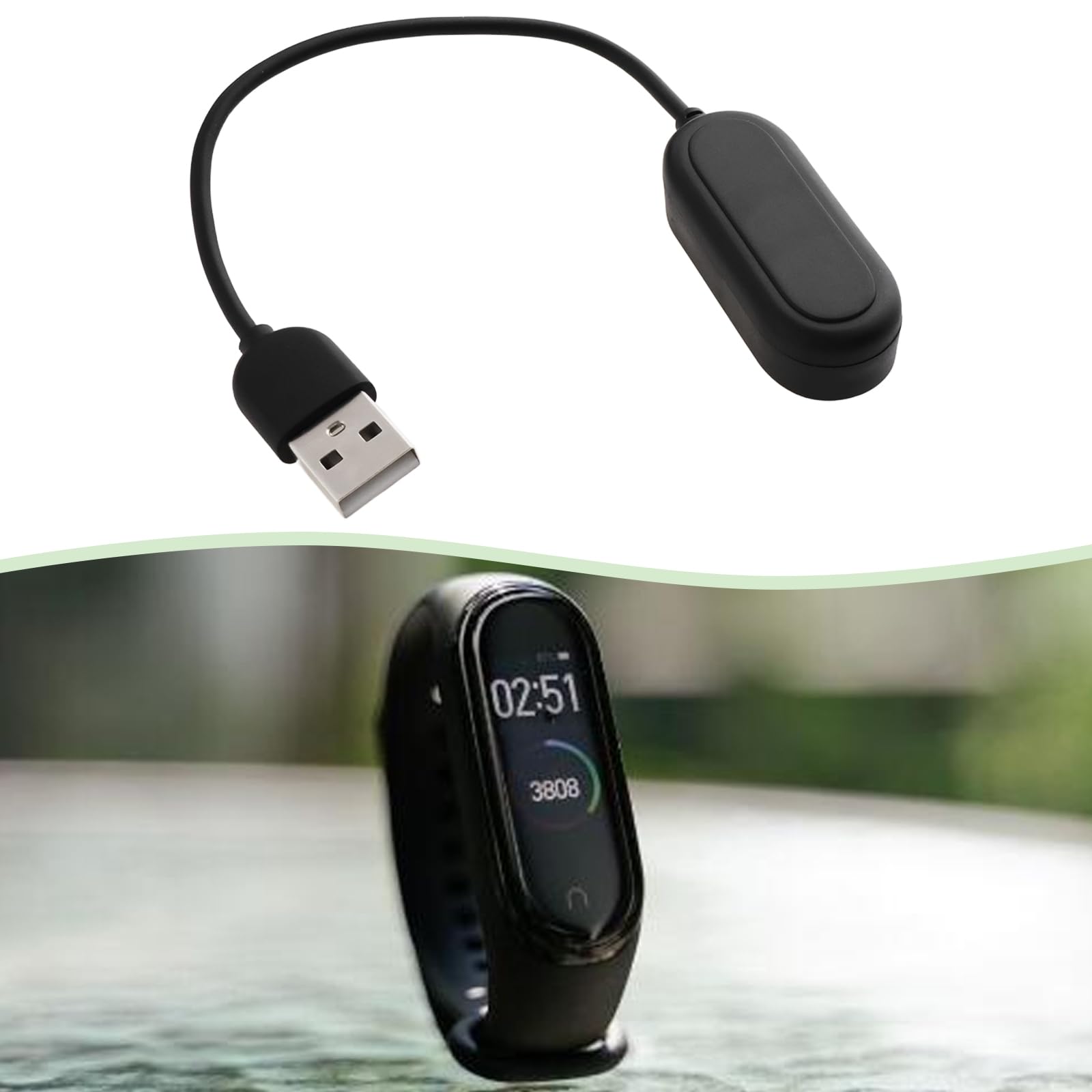 VGOL 3pcs Smart Watch Charging Cable Wire Smartwatch USB Charger Cable Replacement Compatible with Xiaomi Mi Band 4 Smartwatch - Image 3