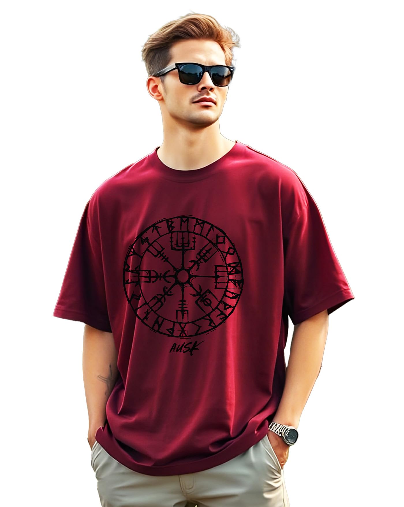 DressBerry Mens Cotton T-Shirts || Oversized T Shirts in neutral
