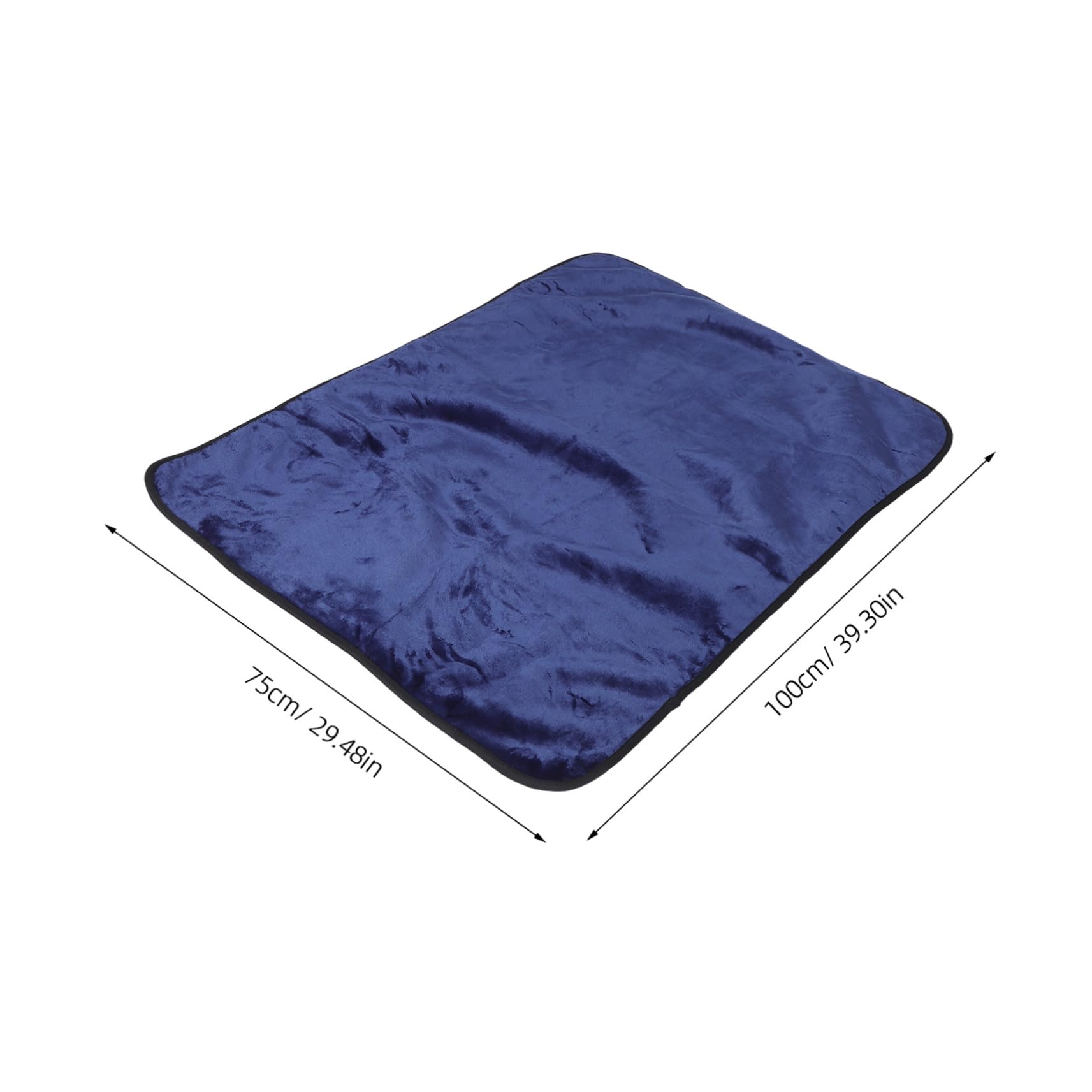 Kisangel Couverture Imperméable pour Chien 100x75 Cm en Sherpa Fleece | Rectangulaire, pour Grands Chiens, Usage Polyvalent, Adaptée aux Couchages Sièges Arrière