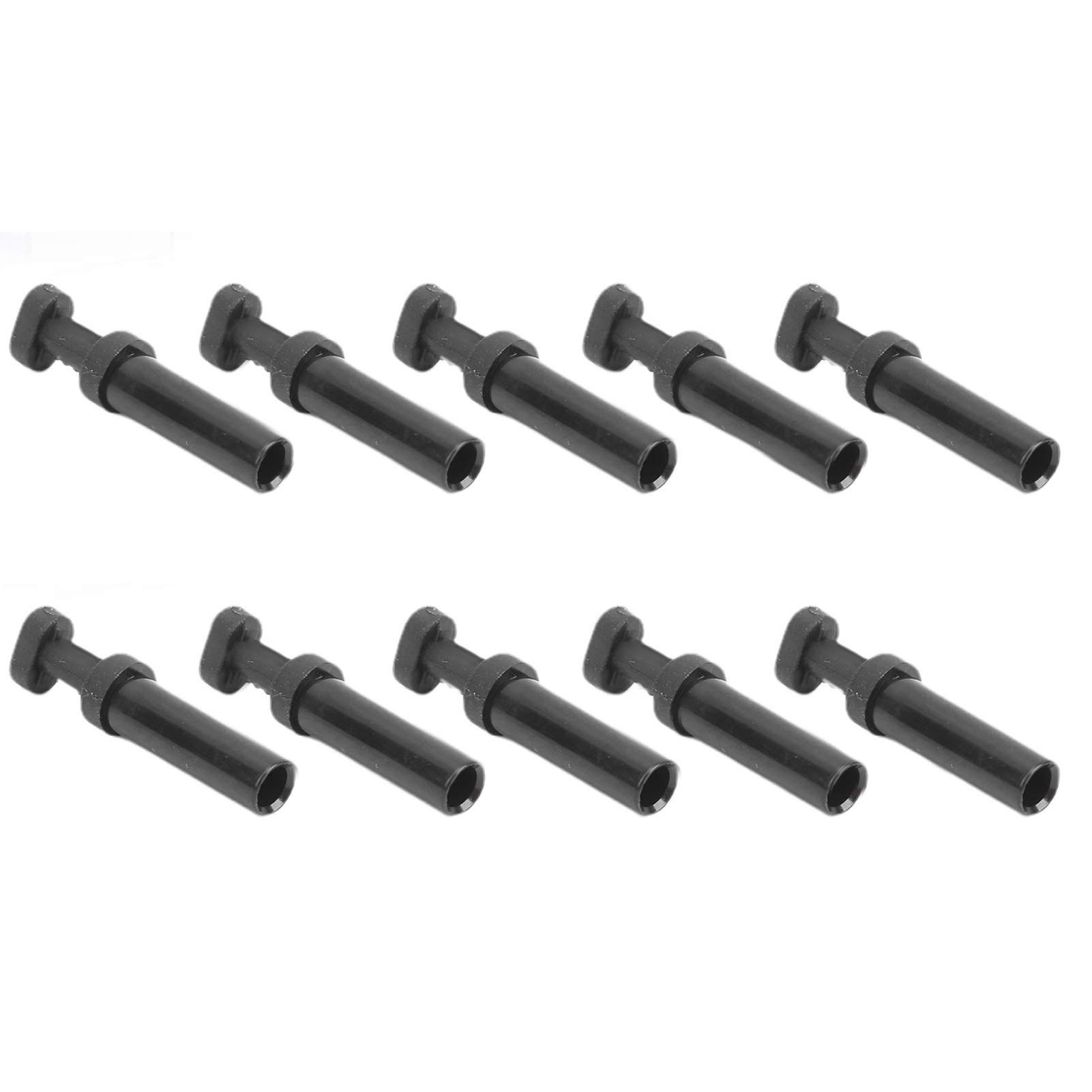ViaGasaFamido Raccord pneumatique 6mm Lot de 100 Connecteurs à Pousser pour Tubes pneumatiques Accessoires industriels en Plastique résistant pour systèmes compresseurs et Outils