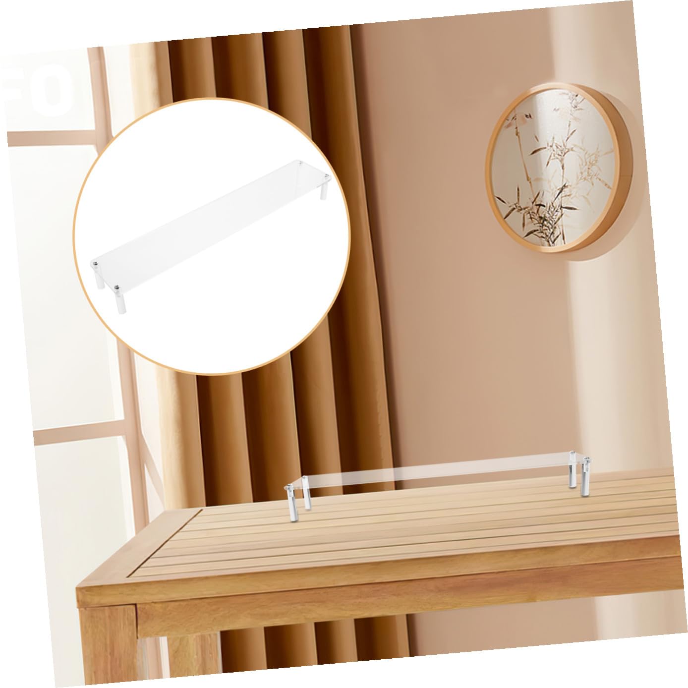 Abaodam 3piezas Estante Acrílico De Exhibición para Decoración De Escritorio Soporte De Almacenamiento para Figuras y Accesorios Diseño Práctico y Estable para Casa y