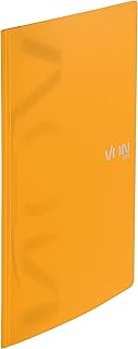 VON Leitz 46790015 - Lote de 10 carpetas A4, plástico polipropileno, para 100 hojas, ligera, tapa blanda, con estampado moderno Von, para la escuela y el hogar, color amarillo, 10 unidades