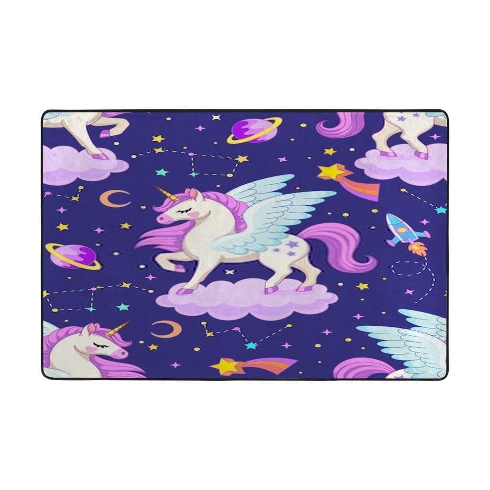 Tapis en tissu polyester au design moderne Pegasus pour intérieur raffiné