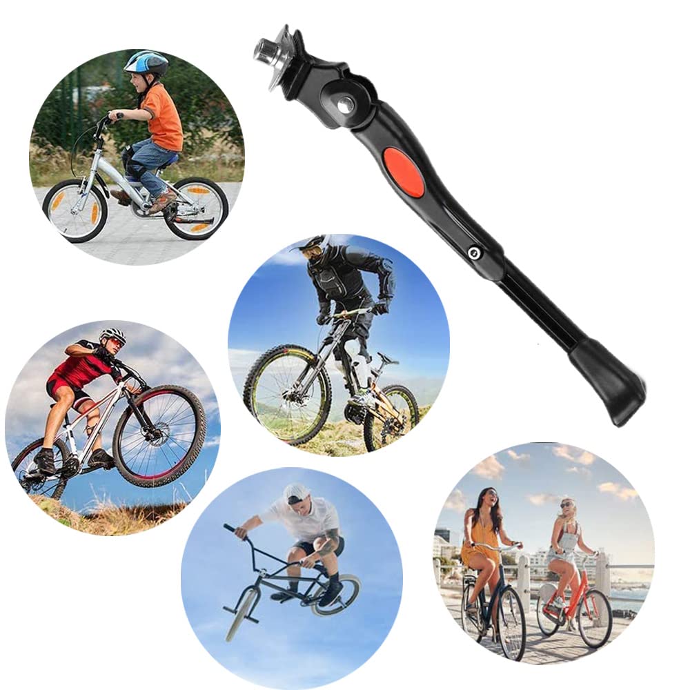 Cavalletto Laterale Bici Regolabile - Alluminio, Antiscivolo, Per Mountain Bike 22-26 Pollici - Foto 10