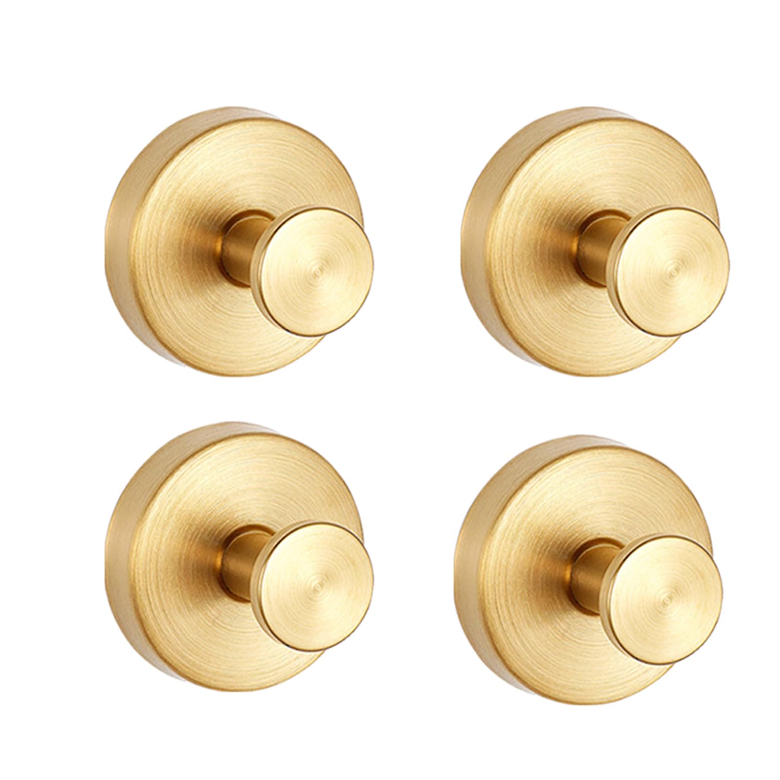Jazuaiao Of 4 Powerful Suction Hooks Luxurious Cup for Space Saving Bathroom Hanger Accessories Cup