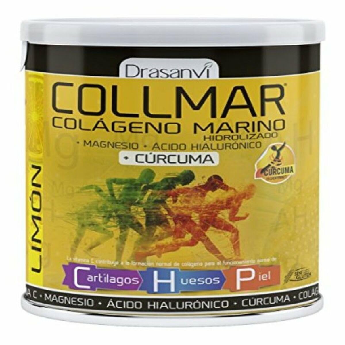 Collmar Magnésium et Curcumine Citron Drasanvi – 300 g (10,58 oz) (Pack 3 u.)