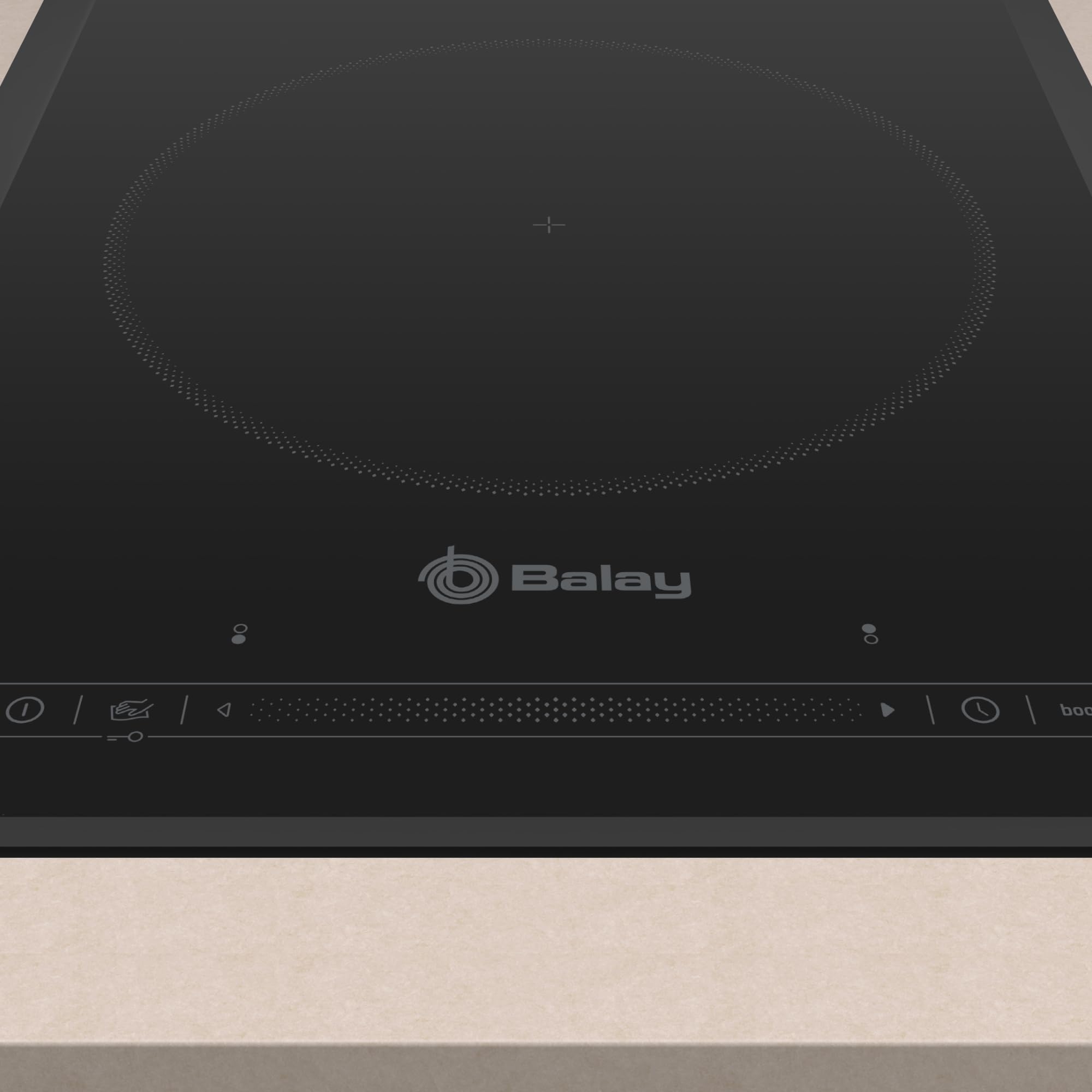 Balay, Placa Modular de Inducción, 2 Fuegos, 30 cm, 3EB930LQ | Reduce el tiempo de calentamiento a la mitad con la función Sprint.