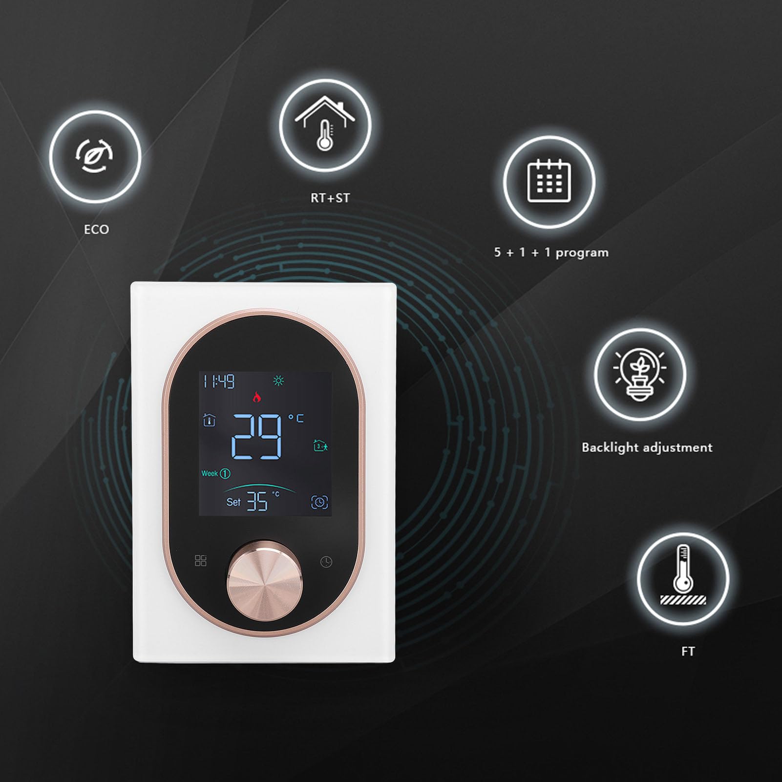 Boiler Wifi Thermostat With Adjustable Temperature Differential