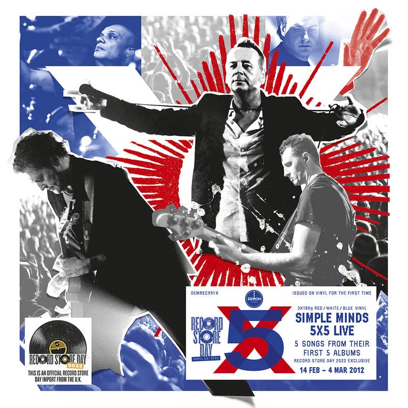 Simple Minds 5 x 5 LIVE Record Store Day 2022