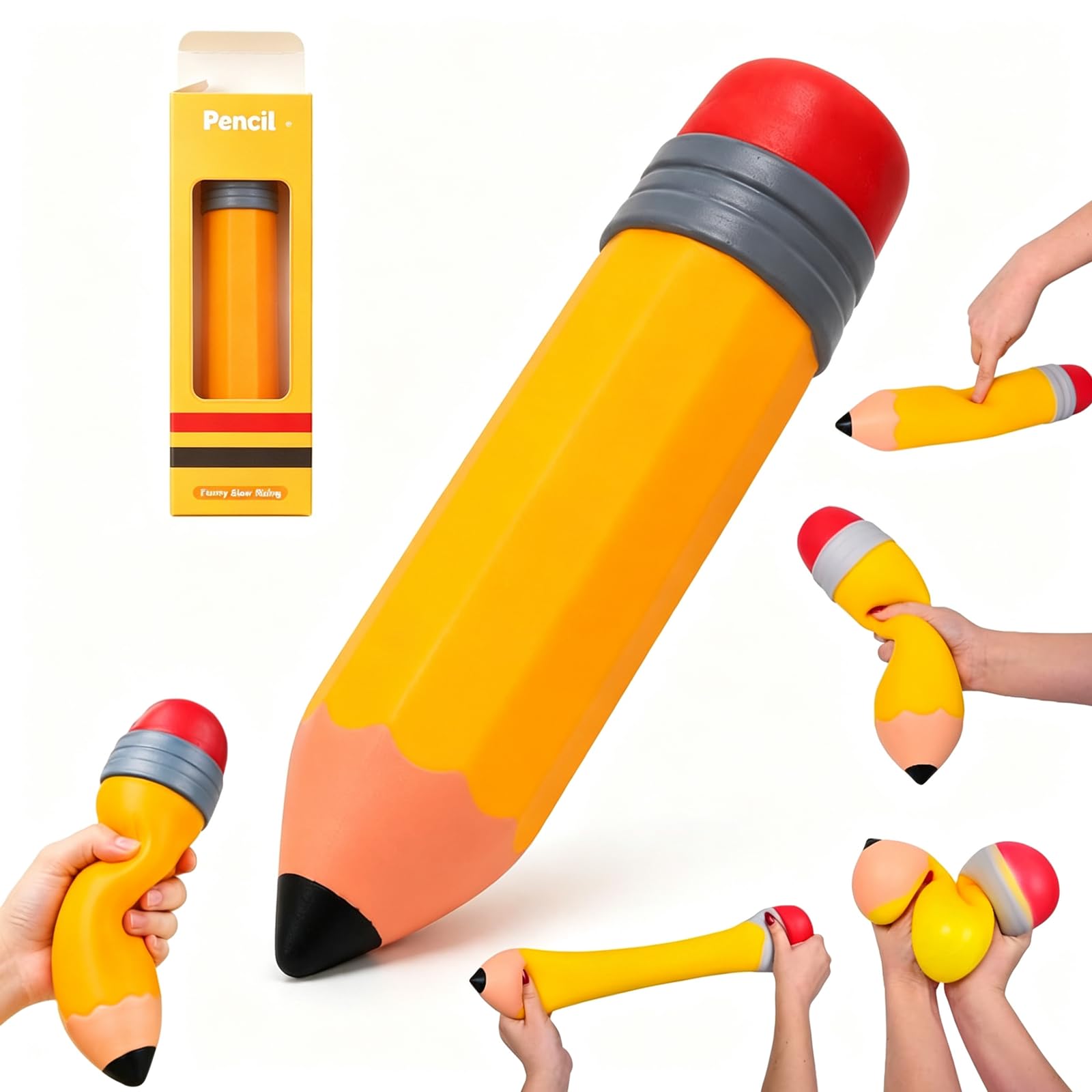Jumbo Squishy Pencil, Squishy Toys Slow Rising Stress Relief Toy for Adults — image 1