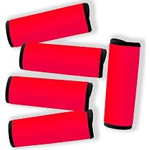 Neoprene Luggage Handle Wraps|Handle Covers, Red, OneSize, Luggage Identifiers