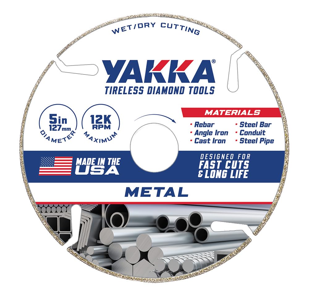 Yakka Diamond Metal Cutting Blades - Long Lasting -7