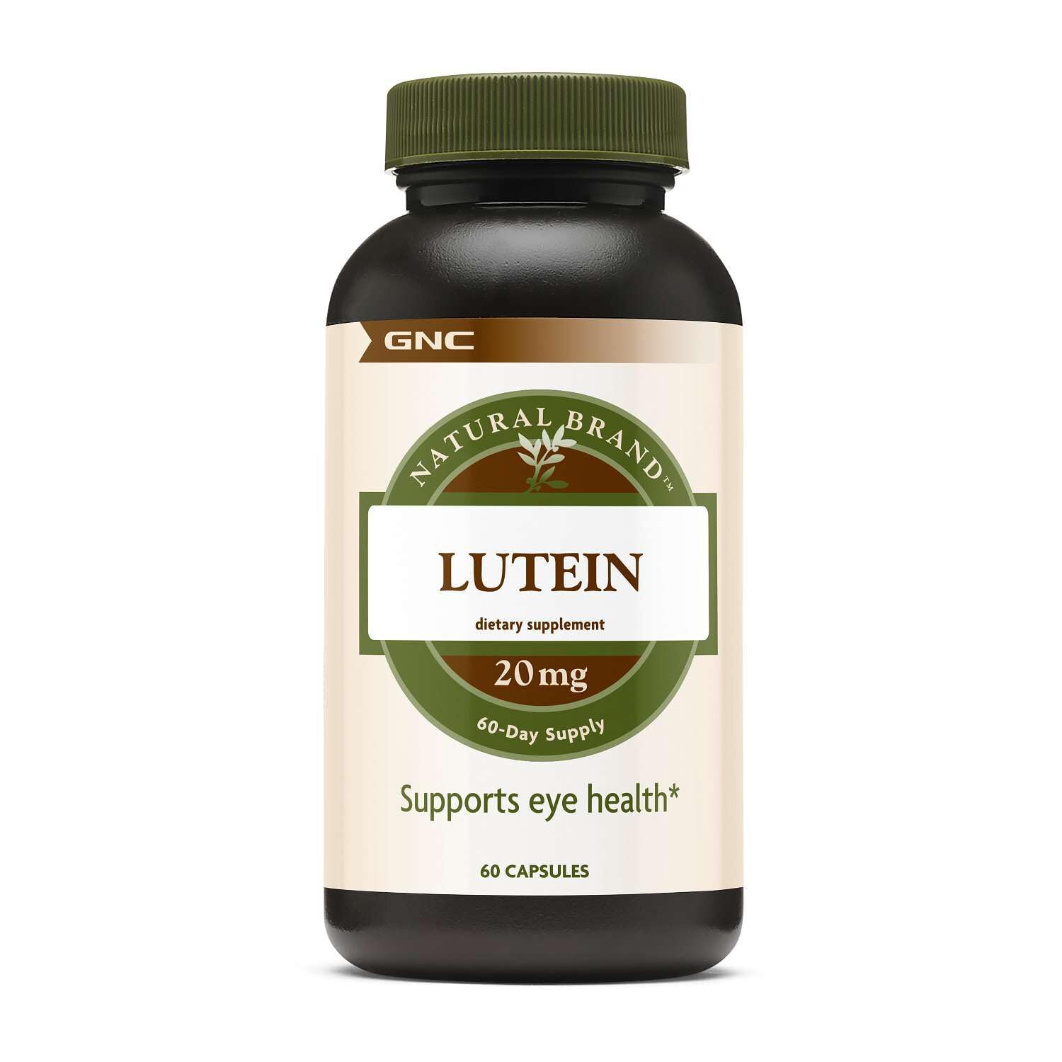 GNC Suplemento de Luteína 20 mg, 60 cápsulas