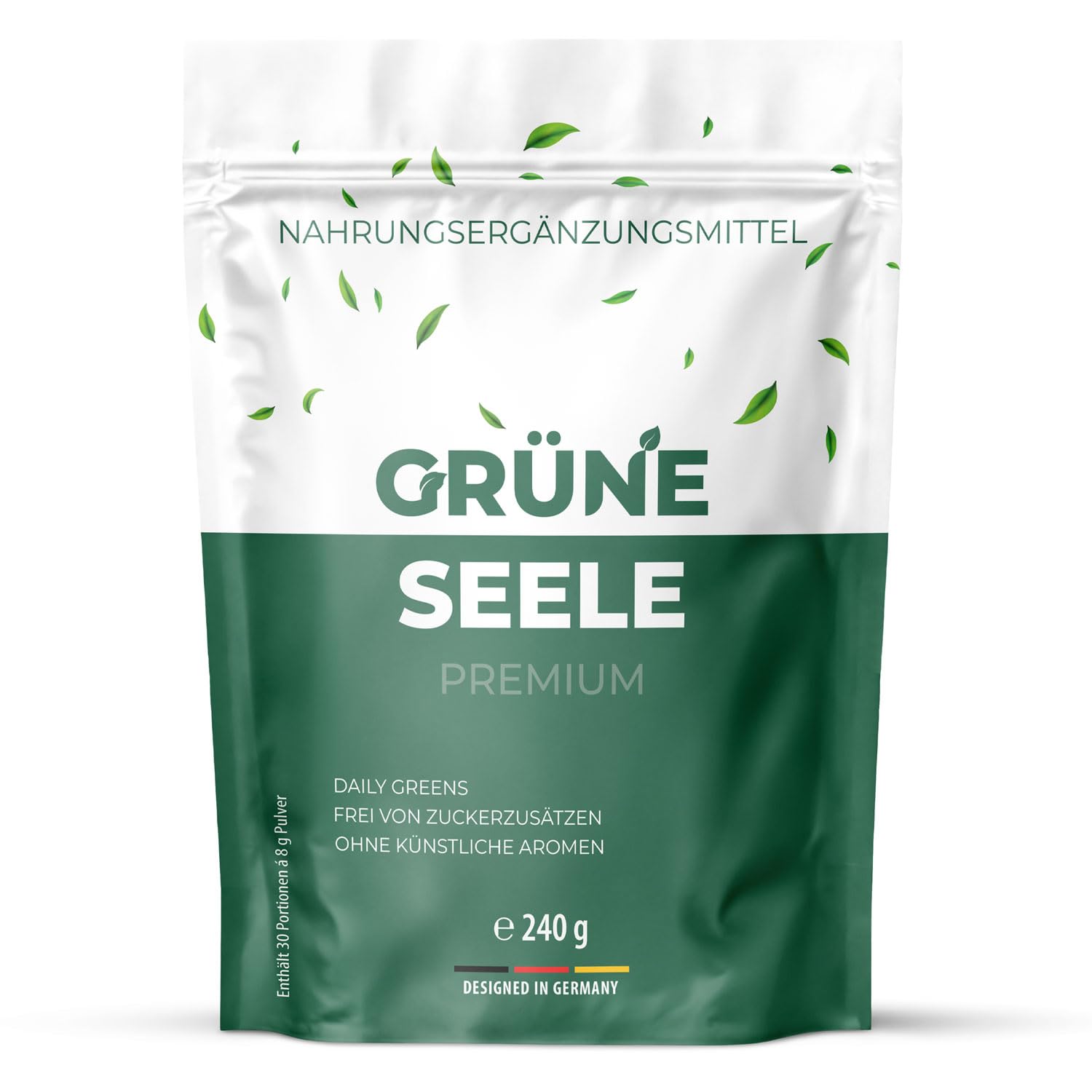Grüne Seele Premium Pulver | Für Ihree körperliche Balance | Premium Qualität | 240g Inhalt
