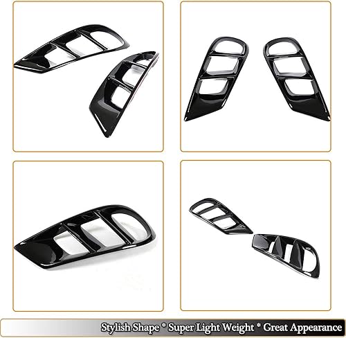 Miniatura 2 de MCARCAR KIT Cubierta de parrilla para lámpara antiniebla para Mercedes Benz CLS Clase CLS350 CLS400 CLS550 Sport Sedan 2015-2018 salida de fábrica