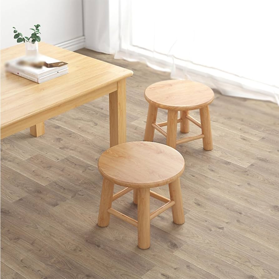 スツール　ベージュ　丸 Amazon.co.jp: THLD スツール 木製 北欧 ベージュ 丸椅子 高さ