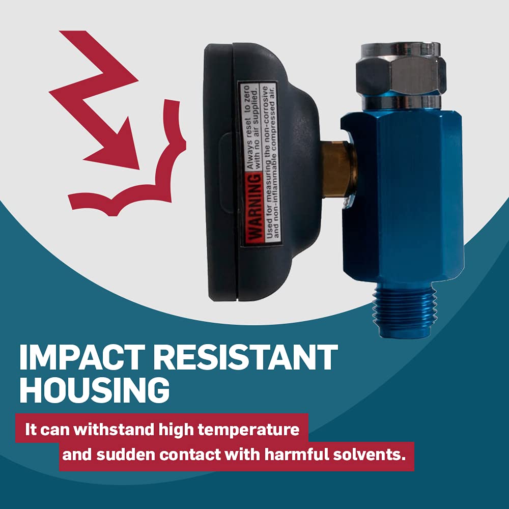 Buy LE LEMATEC Digital Air Pressure Regulator and Gauge for Air Compressors, Spray Guns, and