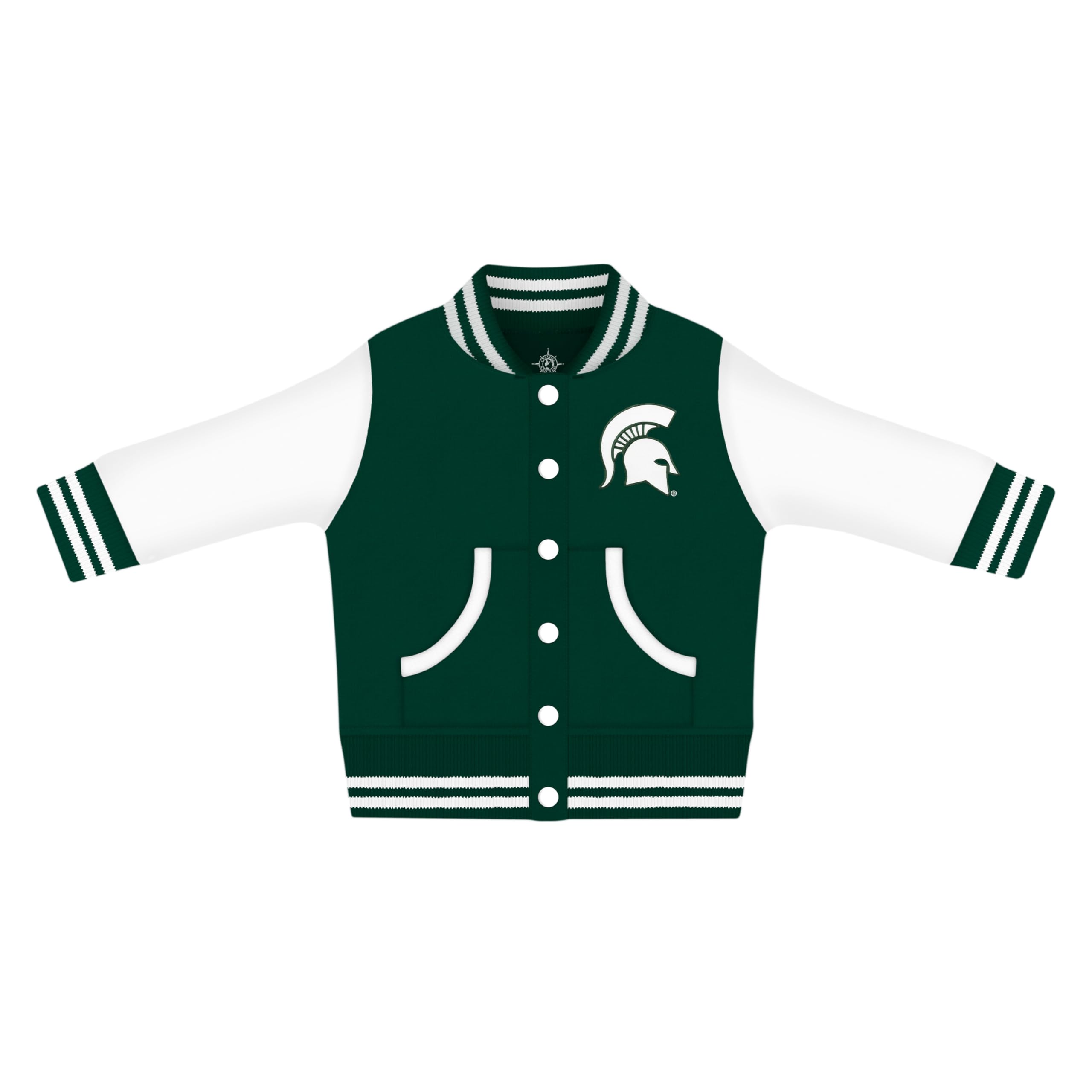College Baby NCAA Varsity Jacket Lightweight, Unisex, (0 Mos - 8 Yrs)