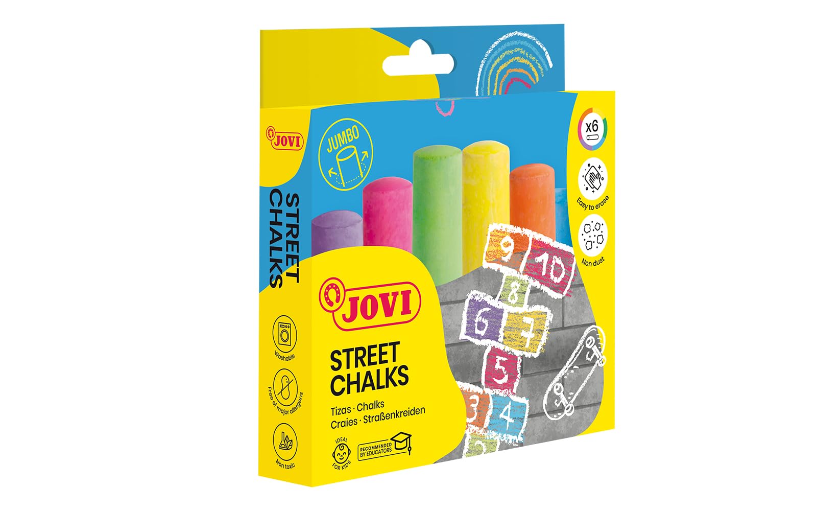 Jovi Chalks Class Color Street Case 6 Assorted, 1030