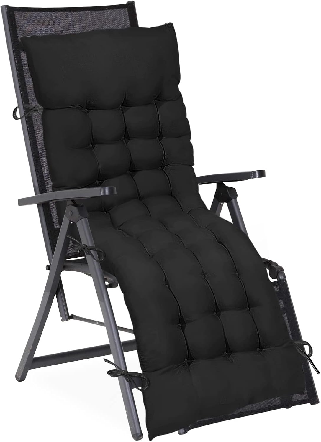 Holdfiturn Sun Lounger Cushions 48 * 120cm Thick Garden Recliner