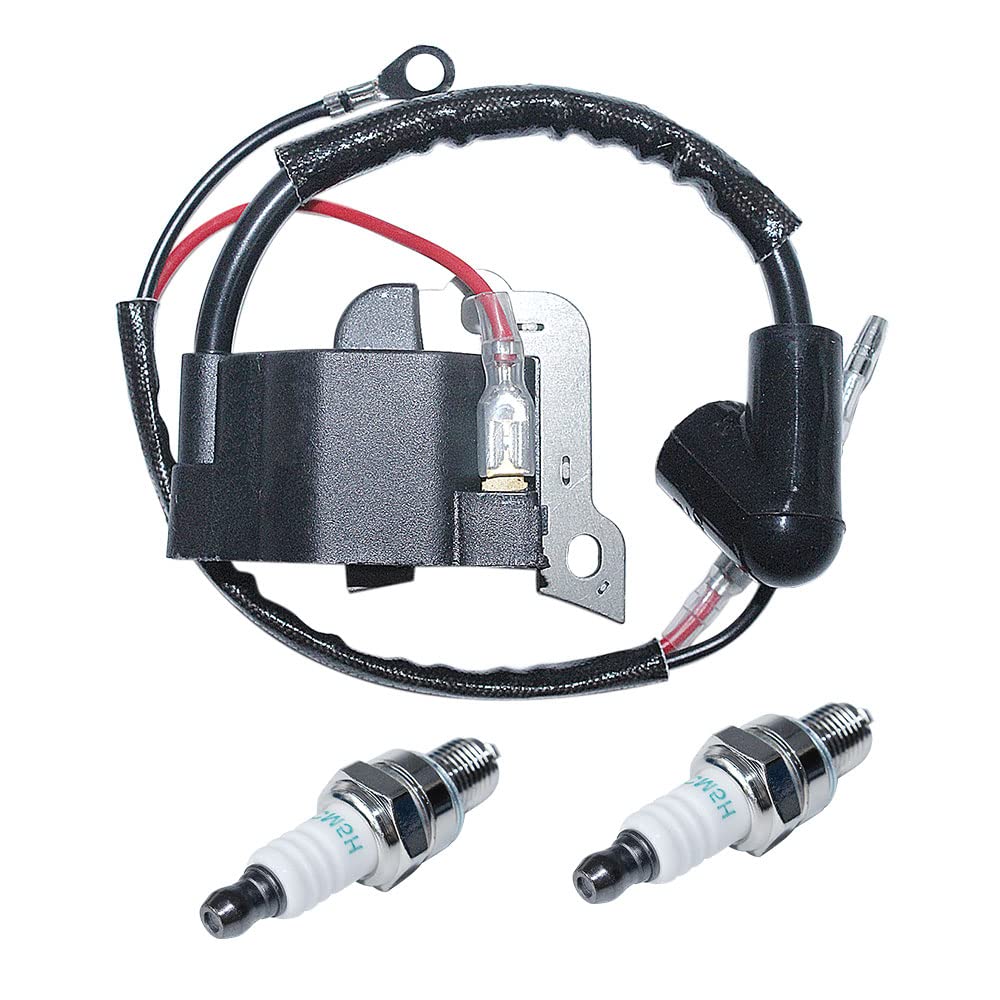 Piezas de jardín Kit de bujías de módulo de Bobina de Encendido para Honda GX35 UMK435 GX 35 Piezas de Motor de cortacésped de 4 Tiempos