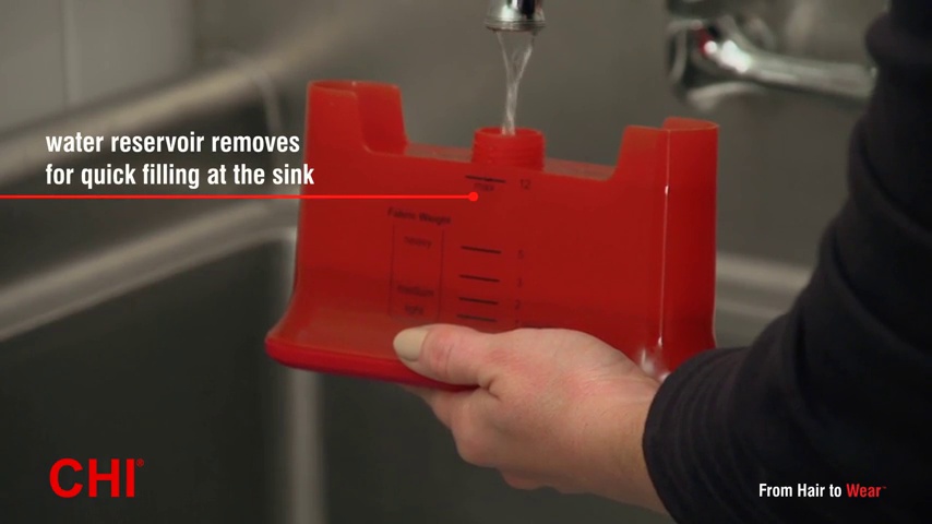 chi steam collapsible hanging garment steamer