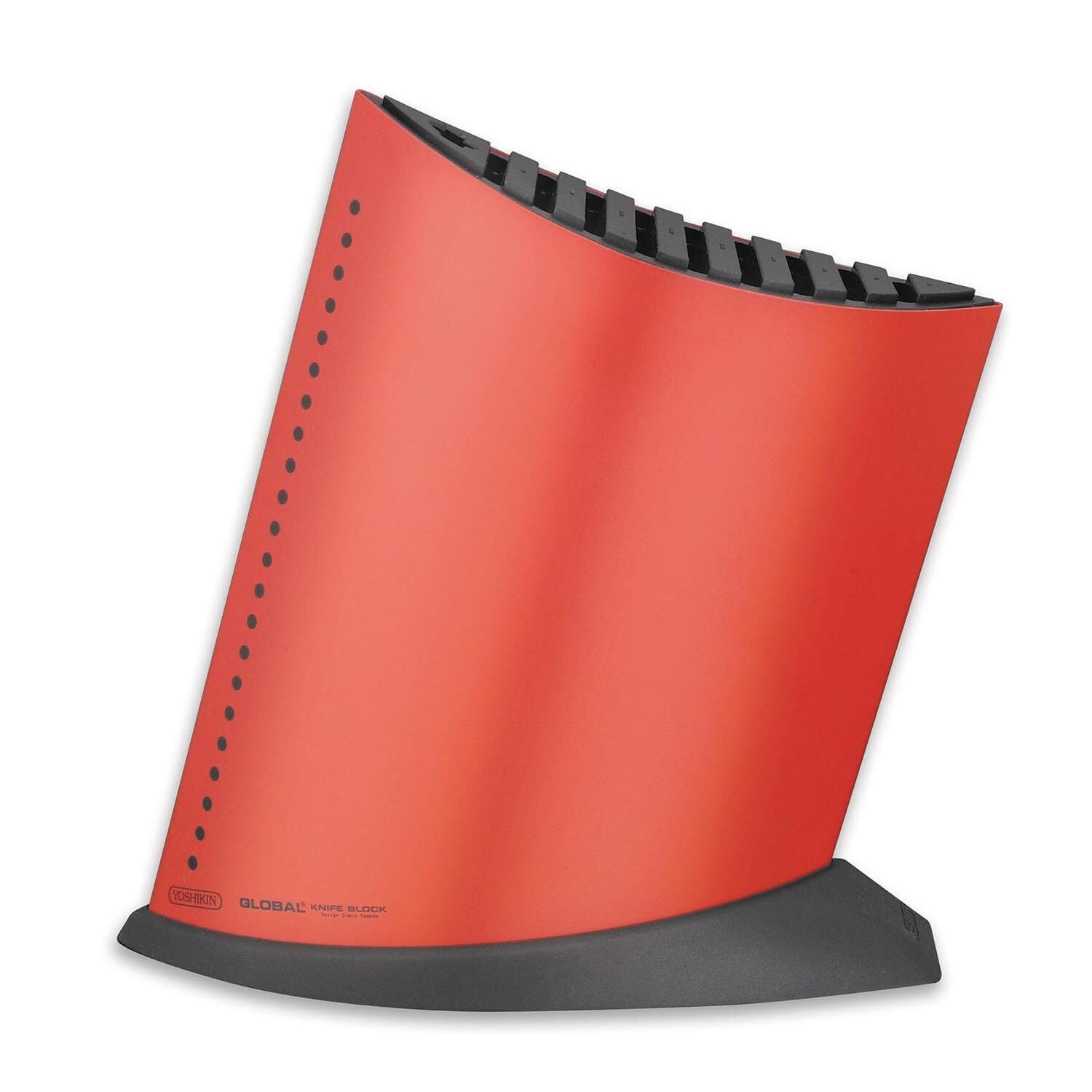 GLOBALRed GKB-52/CR, 10 Slot Knife Block, Medium